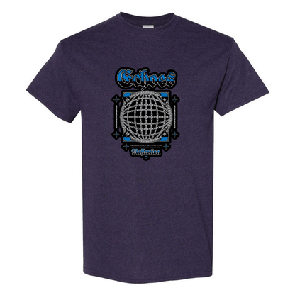 Echoes of the Globe: Chain - Linked Earth T-Shirt - Unique Graphic Tee for Style & Sustainability - StyleSavvy.xyz