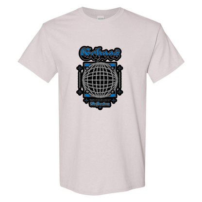 Echoes of the Globe: Chain - Linked Earth T-Shirt - Unique Graphic Tee for Style & Sustainability - StyleSavvy.xyz
