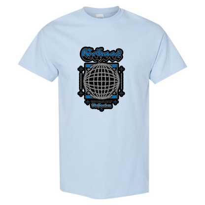 Echoes of the Globe: Chain - Linked Earth T-Shirt - Unique Graphic Tee for Style & Sustainability - StyleSavvy.xyz