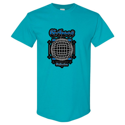 Echoes of the Globe: Chain - Linked Earth T-Shirt - Unique Graphic Tee for Style & Sustainability - StyleSavvy.xyz