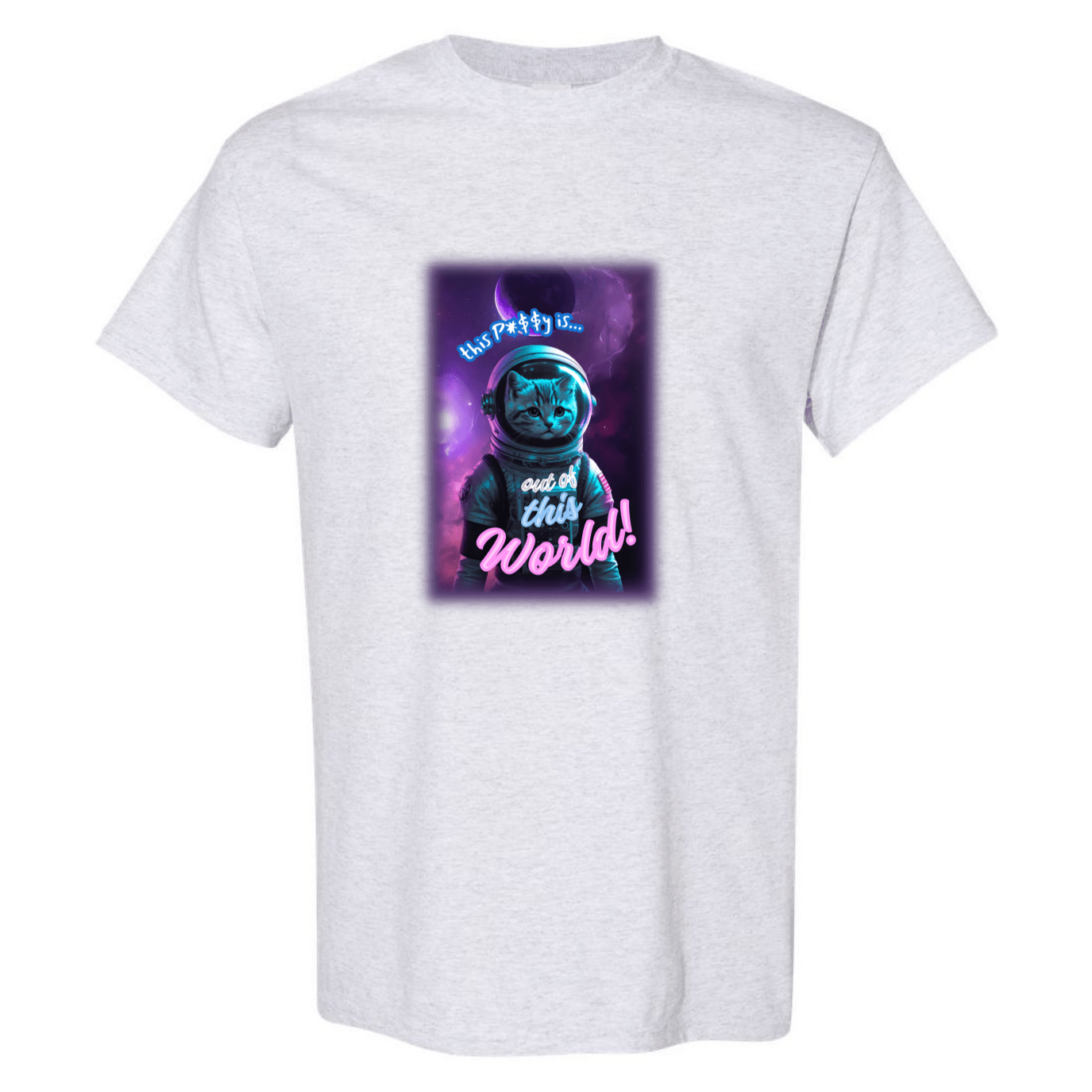 This P*$$¥ is Out of This World! – Funny Space Cat Astronaut T-Shirt - StyleSavvy.xyz