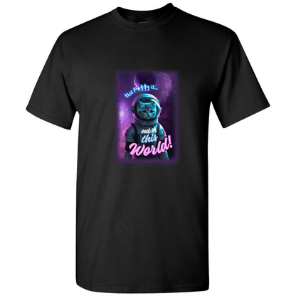 This P*$$¥ is Out of This World! – Funny Space Cat Astronaut T-Shirt - StyleSavvy.xyz