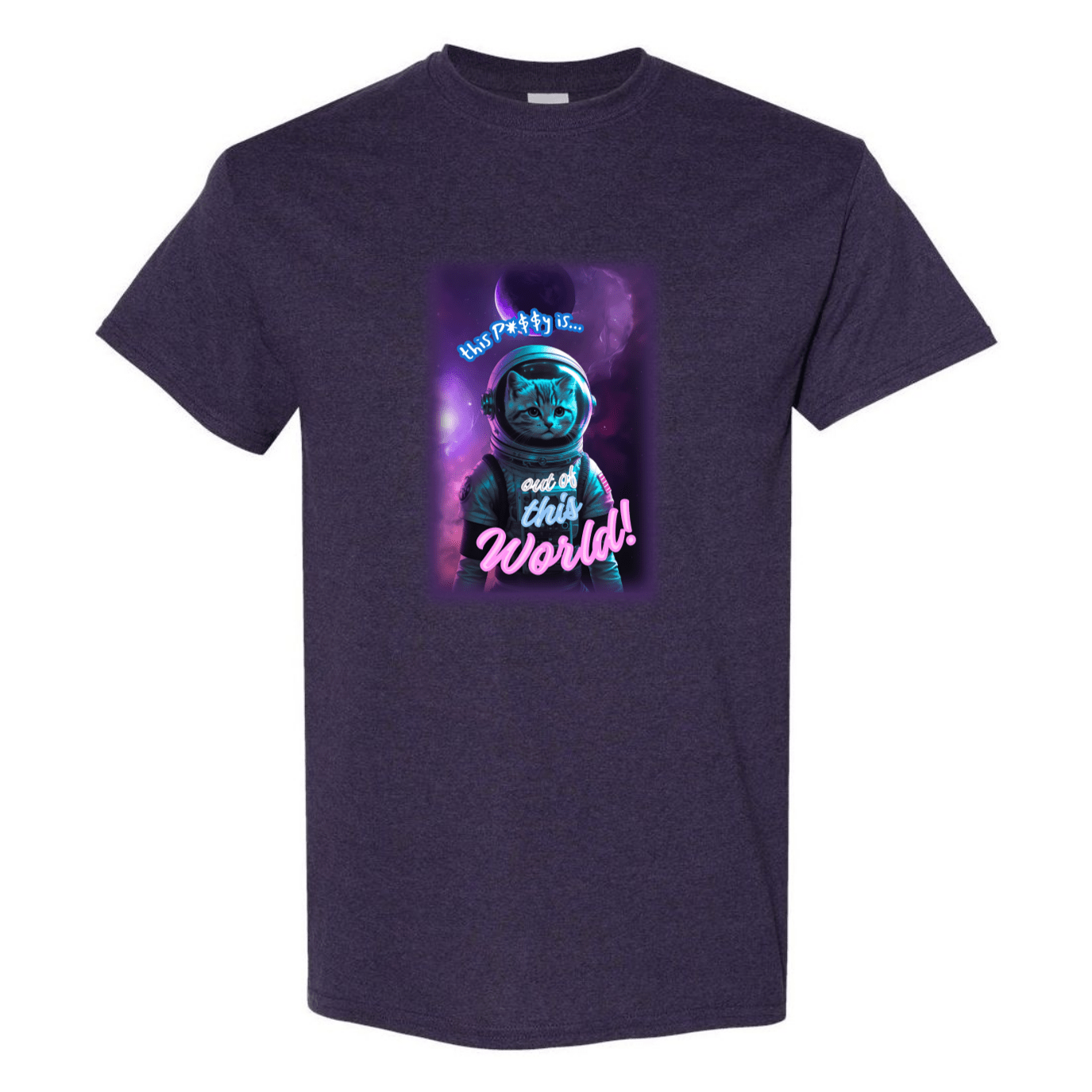 This P*$$¥ is Out of This World! – Funny Space Cat Astronaut T-Shirt - StyleSavvy.xyz