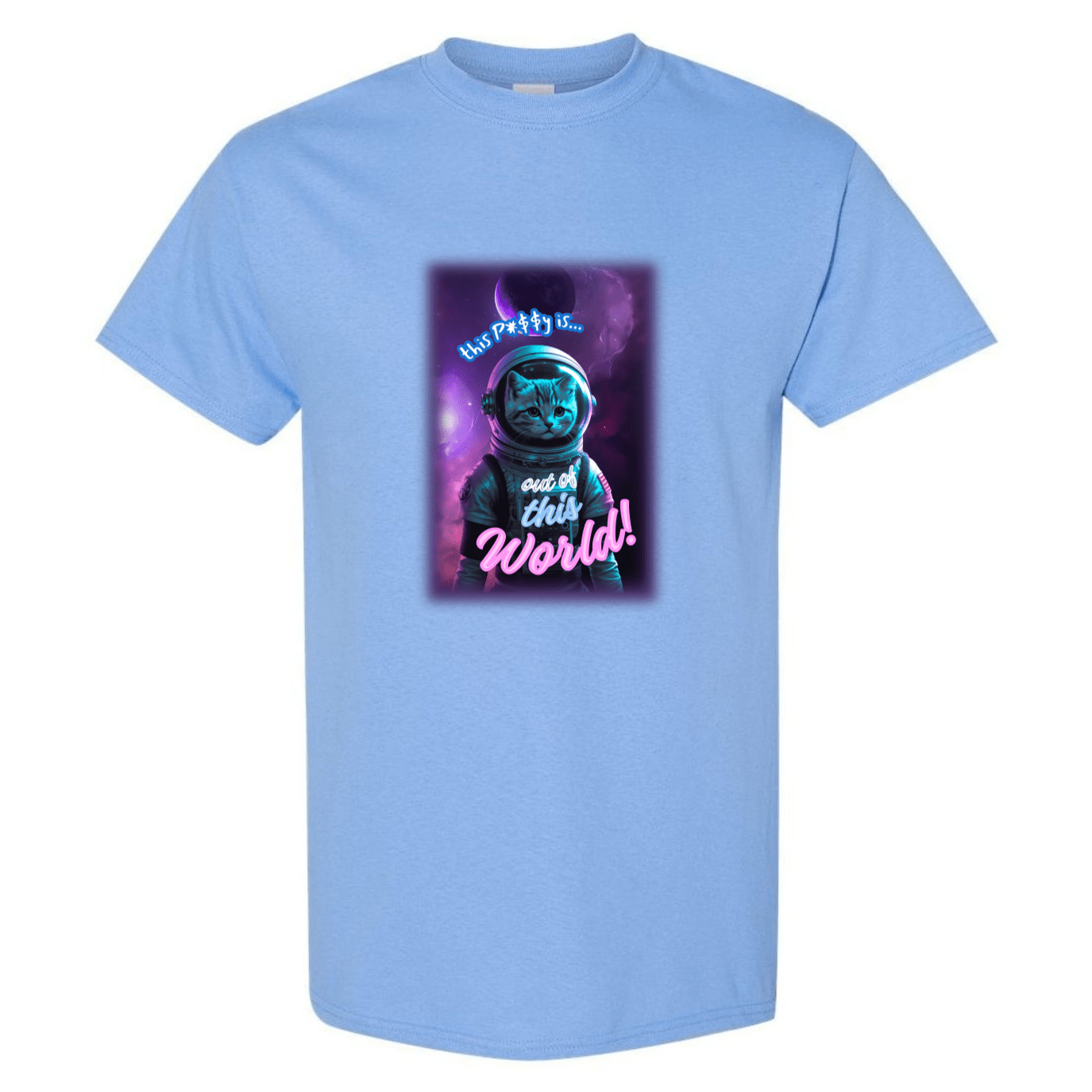 This P*$$¥ is Out of This World! – Funny Space Cat Astronaut T-Shirt - StyleSavvy.xyz
