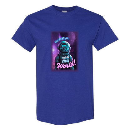 This P*$$¥ is Out of This World! – Funny Space Cat Astronaut T-Shirt - StyleSavvy.xyz