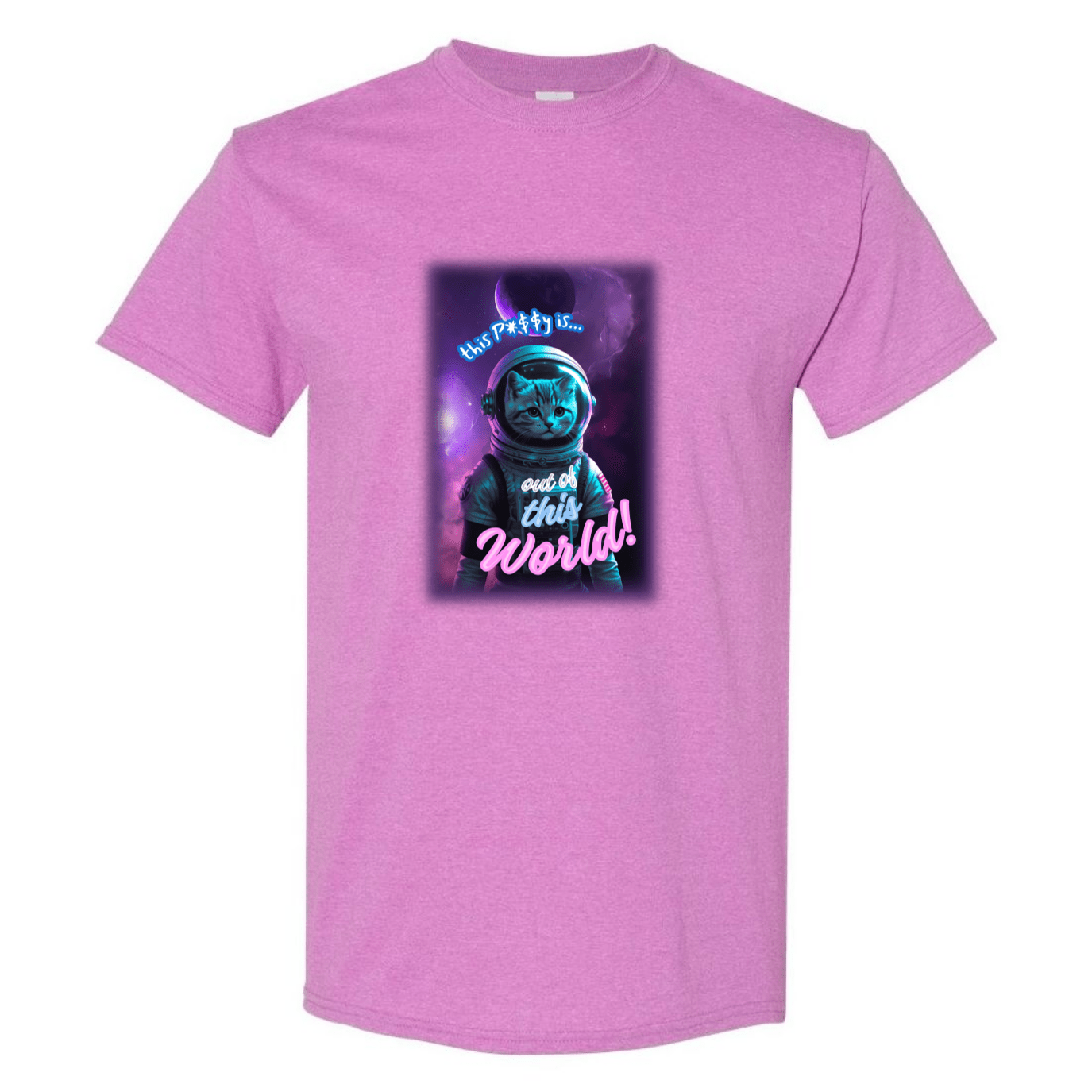 This P*$$¥ is Out of This World! – Funny Space Cat Astronaut T-Shirt - StyleSavvy.xyz