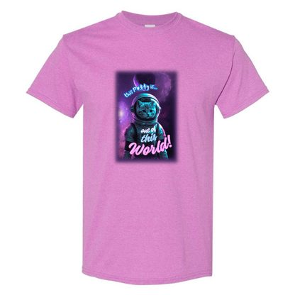 This P*$$¥ is Out of This World! – Funny Space Cat Astronaut T-Shirt - StyleSavvy.xyz