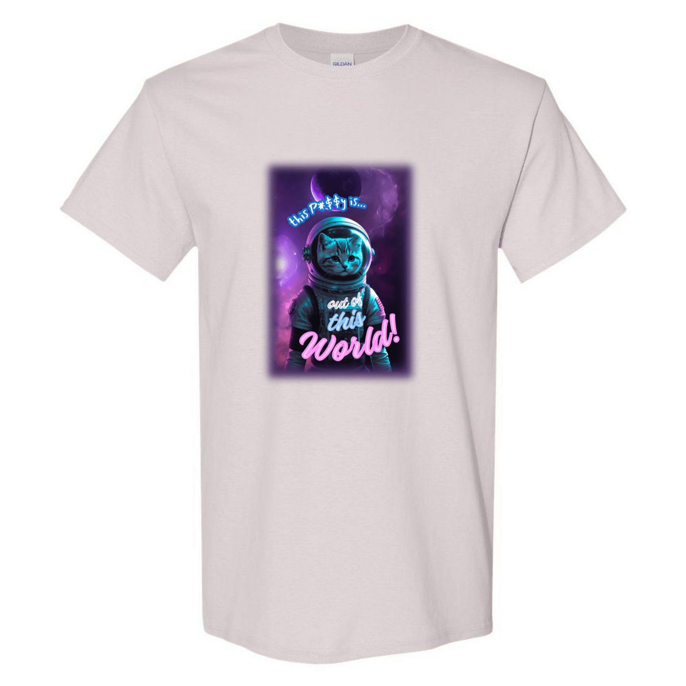 This P*$$¥ is Out of This World! – Funny Space Cat Astronaut T-Shirt - StyleSavvy.xyz