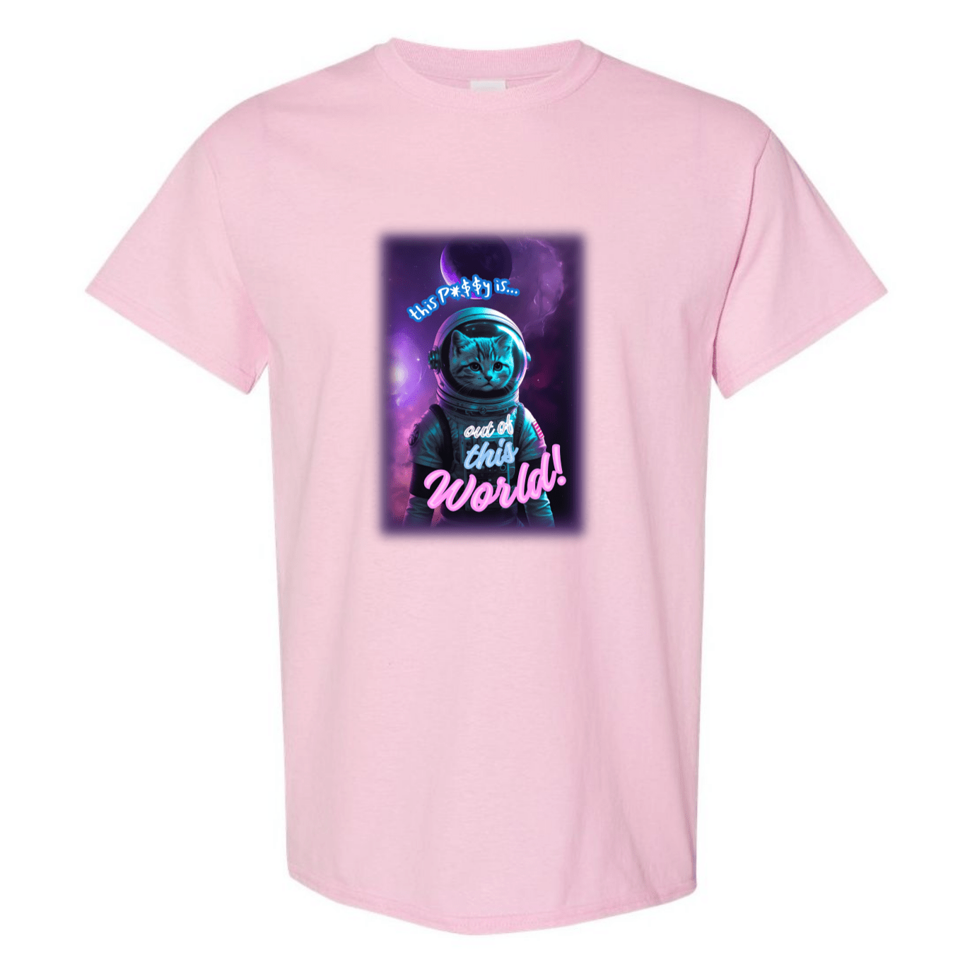 This P*$$¥ is Out of This World! – Funny Space Cat Astronaut T-Shirt - StyleSavvy.xyz