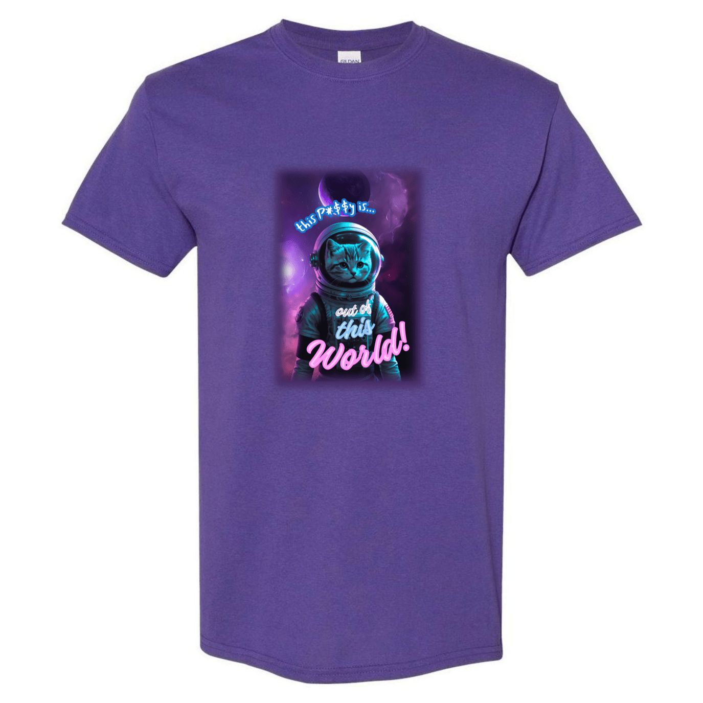 This P*$$¥ is Out of This World! – Funny Space Cat Astronaut T-Shirt - StyleSavvy.xyz