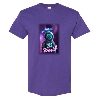 This P*$$¥ is Out of This World! – Funny Space Cat Astronaut T-Shirt - StyleSavvy.xyz