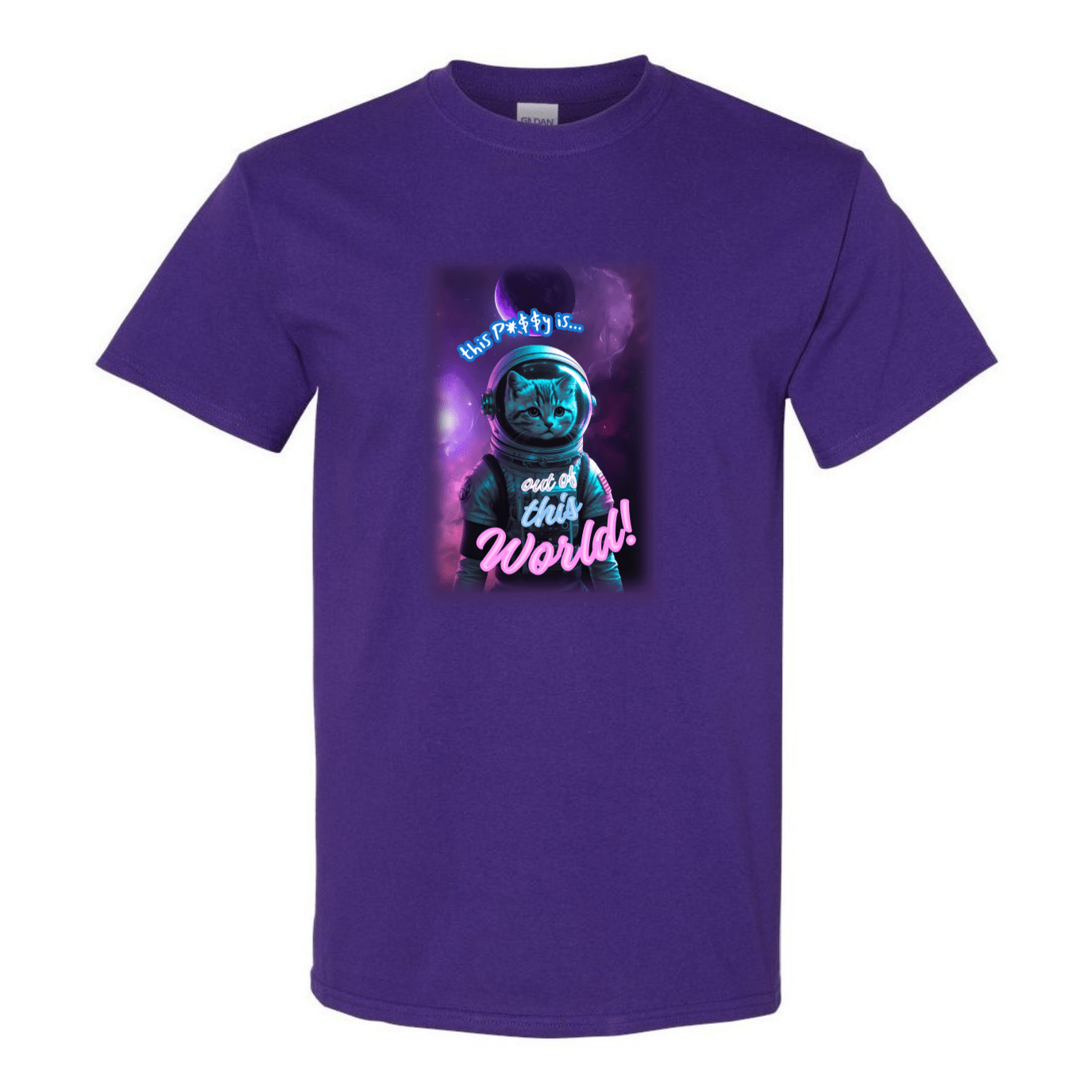 This P*$$¥ is Out of This World! – Funny Space Cat Astronaut T-Shirt - StyleSavvy.xyz