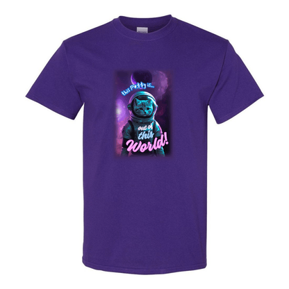 This P*$$¥ is Out of This World! – Funny Space Cat Astronaut T-Shirt - StyleSavvy.xyz