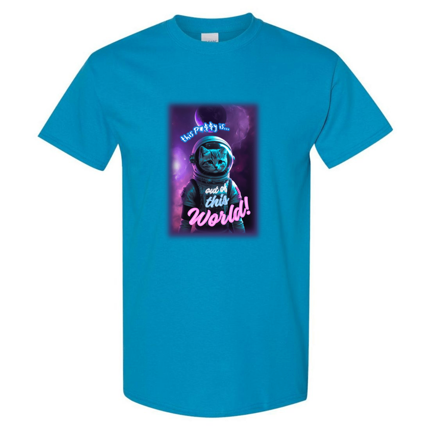 This P*$$¥ is Out of This World! – Funny Space Cat Astronaut T-Shirt - StyleSavvy.xyz