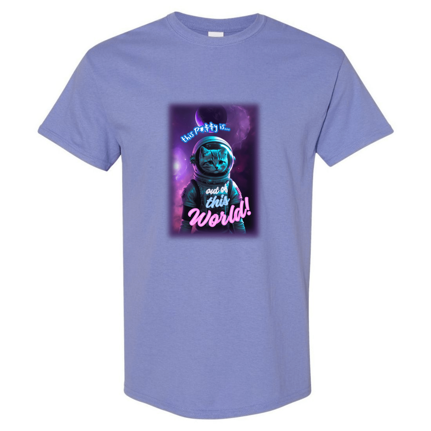 This P*$$¥ is Out of This World! – Funny Space Cat Astronaut T-Shirt - StyleSavvy.xyz