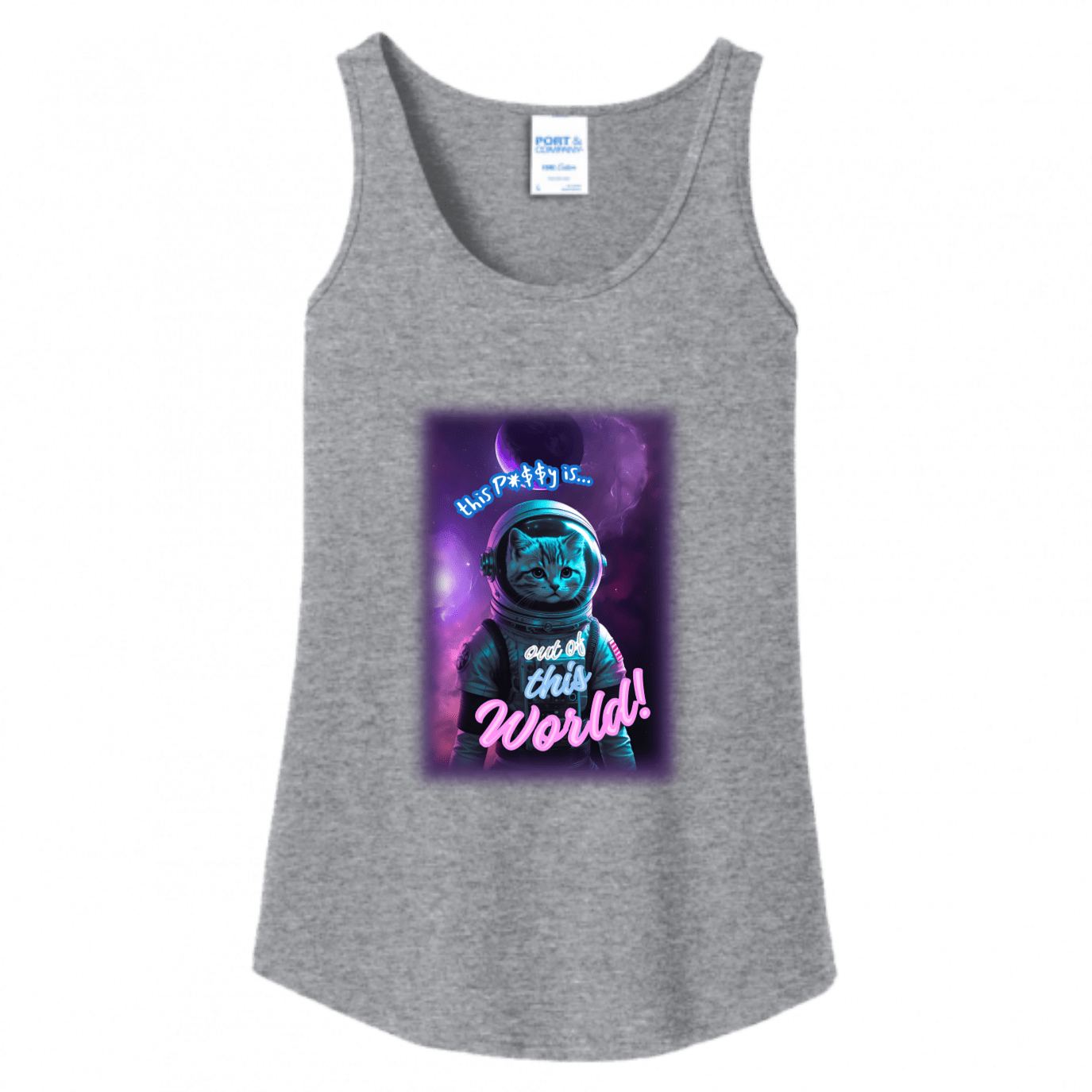 This P*$$¥ is Out of This World! – Funny Space Cat Astronaut T-Shirt - StyleSavvy.xyz