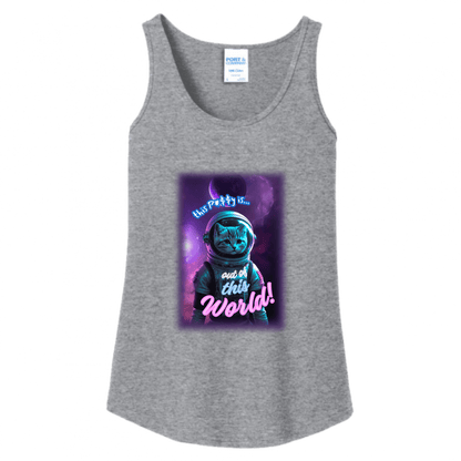 This P*$$¥ is Out of This World! – Funny Space Cat Astronaut T-Shirt - StyleSavvy.xyz