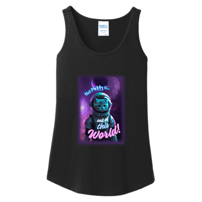 This P*$$¥ is Out of This World! – Funny Space Cat Astronaut T-Shirt - StyleSavvy.xyz