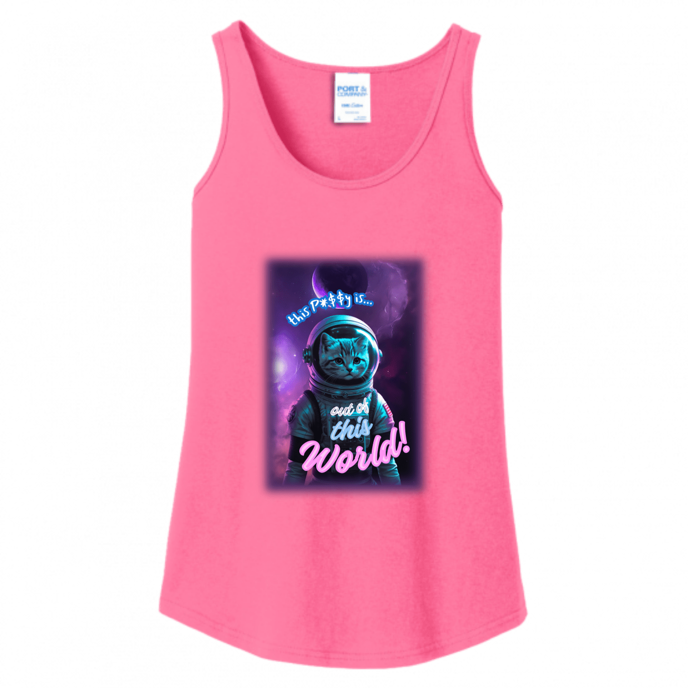 This P*$$¥ is Out of This World! – Funny Space Cat Astronaut T-Shirt - StyleSavvy.xyz