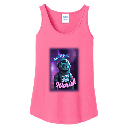 This P*$$¥ is Out of This World! – Funny Space Cat Astronaut T-Shirt - StyleSavvy.xyz