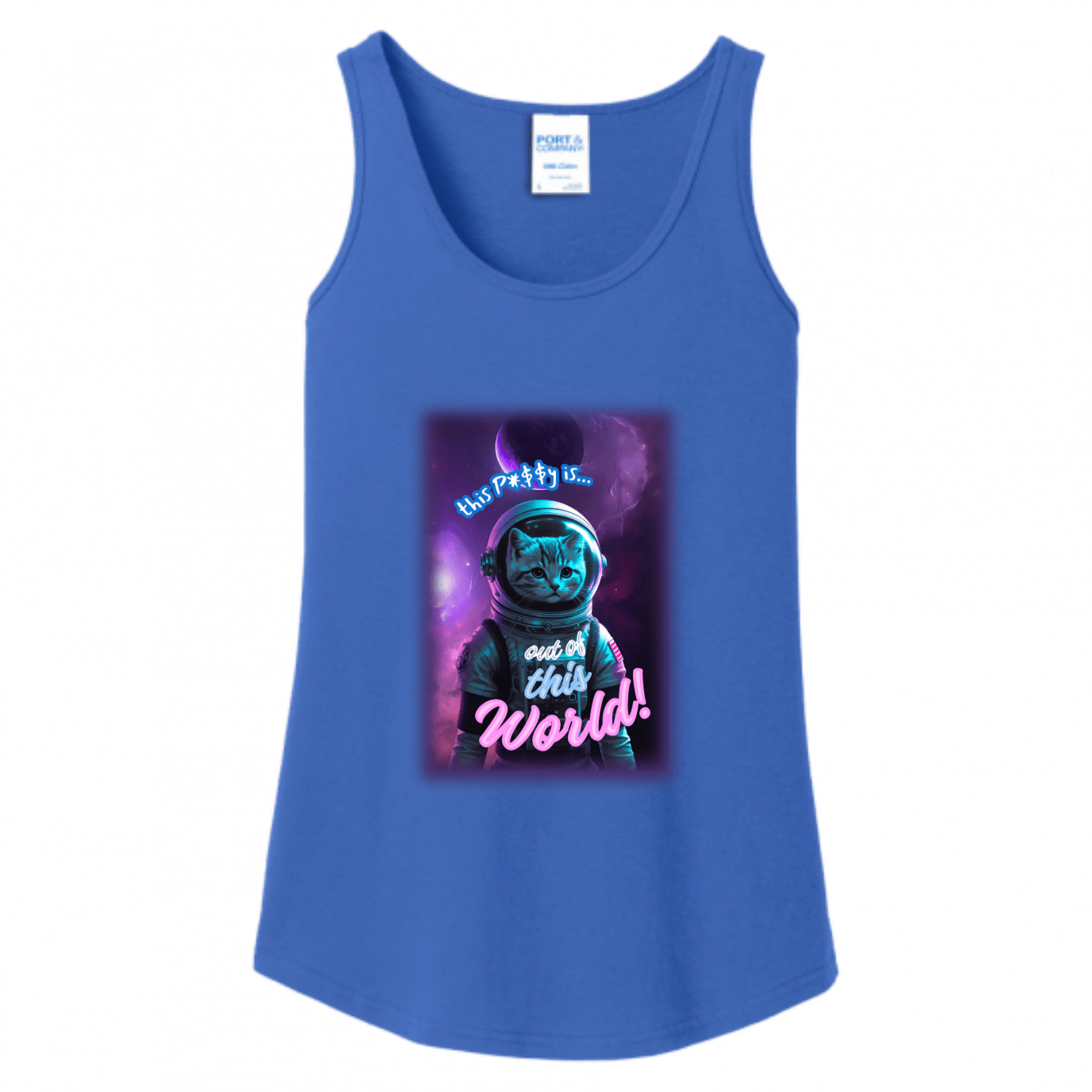 This P*$$¥ is Out of This World! – Funny Space Cat Astronaut T-Shirt - StyleSavvy.xyz