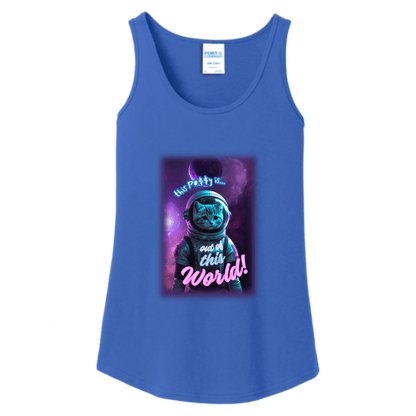 This P*$$¥ is Out of This World! – Funny Space Cat Astronaut T-Shirt - StyleSavvy.xyz