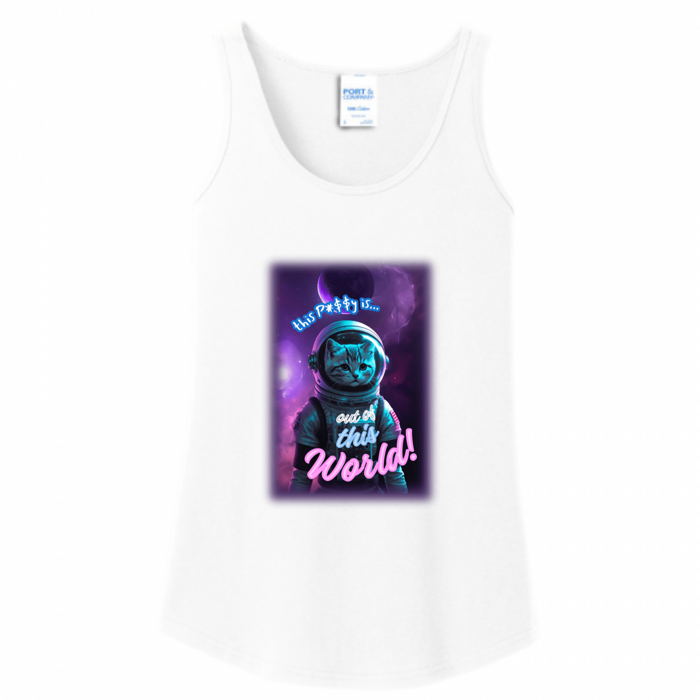 This P*$$¥ is Out of This World! – Funny Space Cat Astronaut T-Shirt - StyleSavvy.xyz