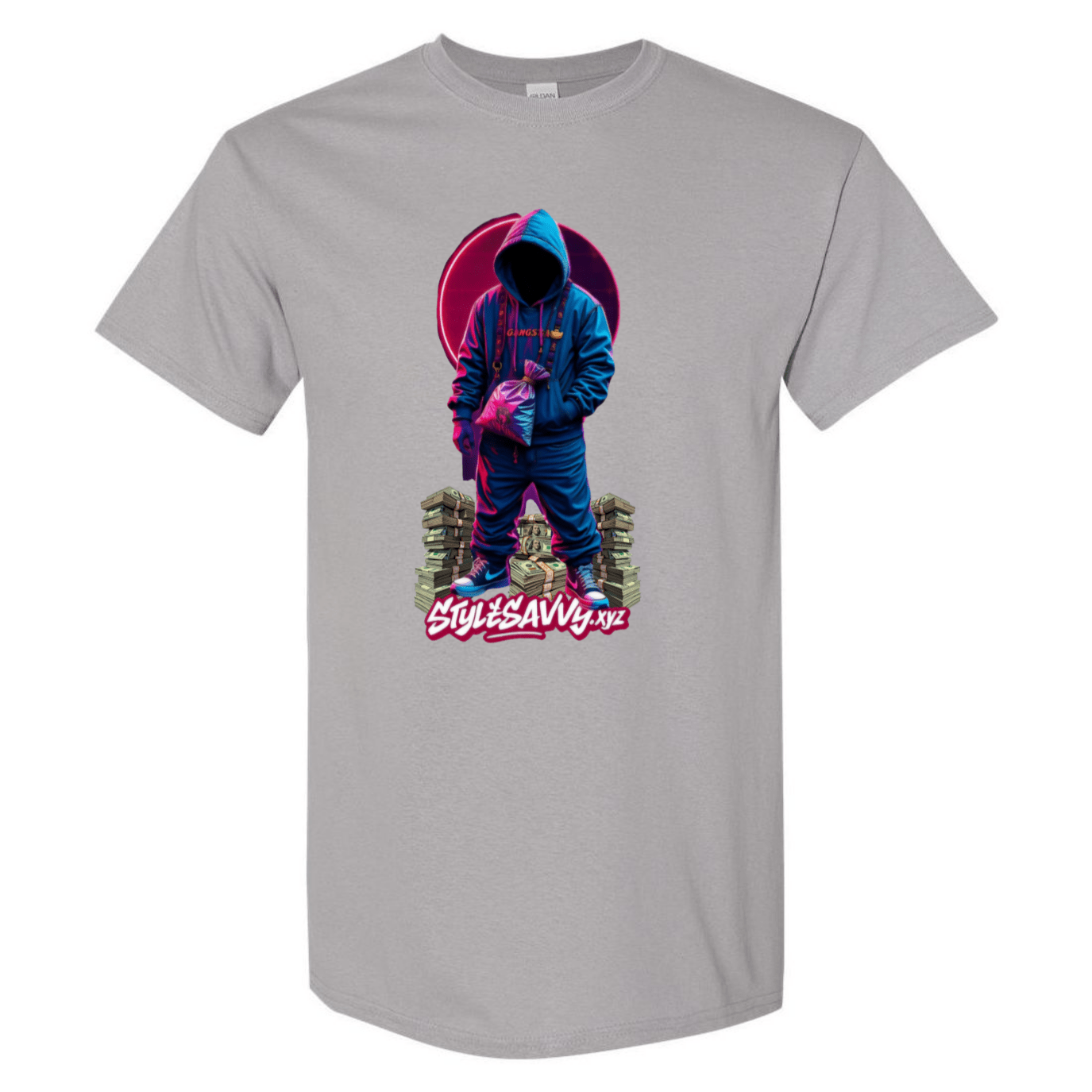 Silent Partner in Profit, CASH STAX Tee - SSXYZ - StyleSavvy.xyz
