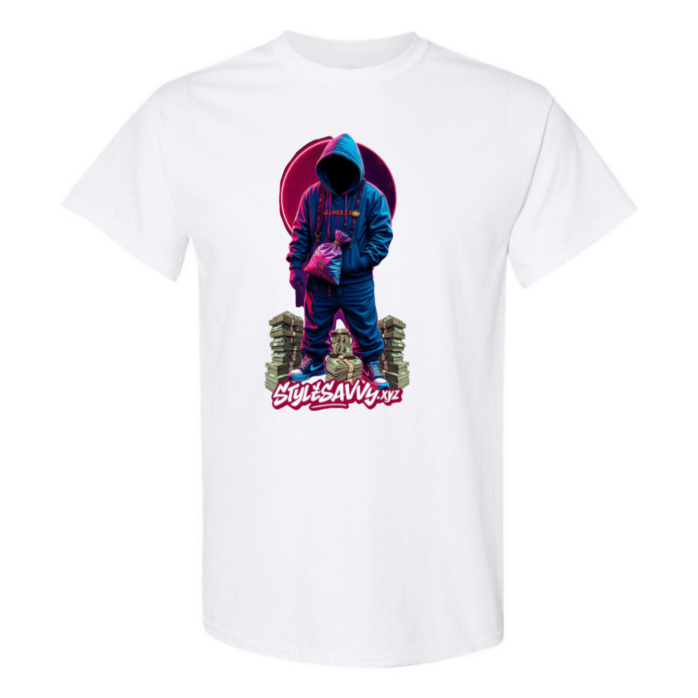 Silent Partner in Profit, CASH STAX Tee - SSXYZ - StyleSavvy.xyz