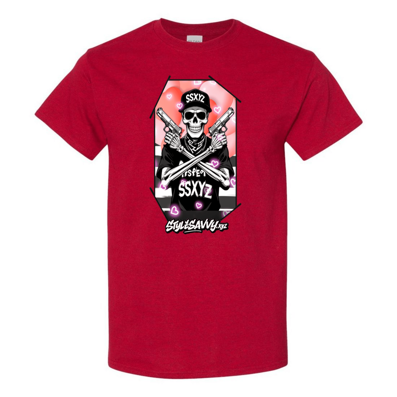Love & Lead Skull T-Shirt - SSXYZ - StyleSavvy.xyz