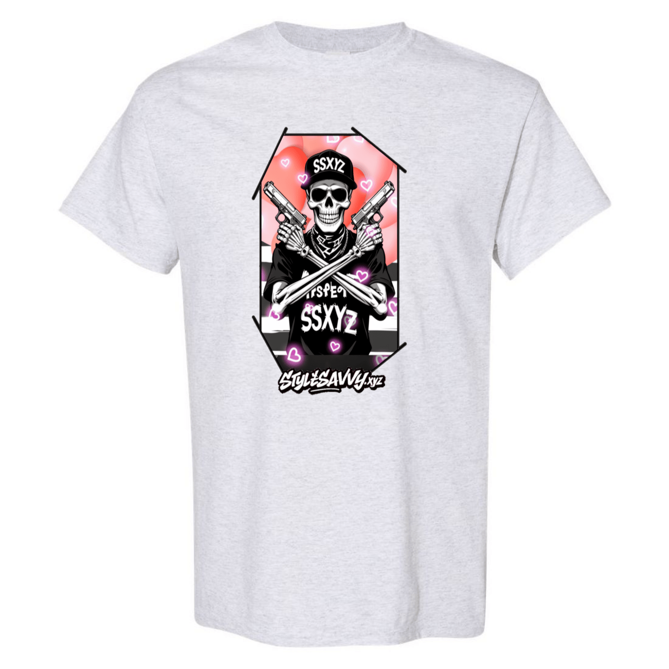 Love & Lead Skull T-Shirt - SSXYZ - StyleSavvy.xyz