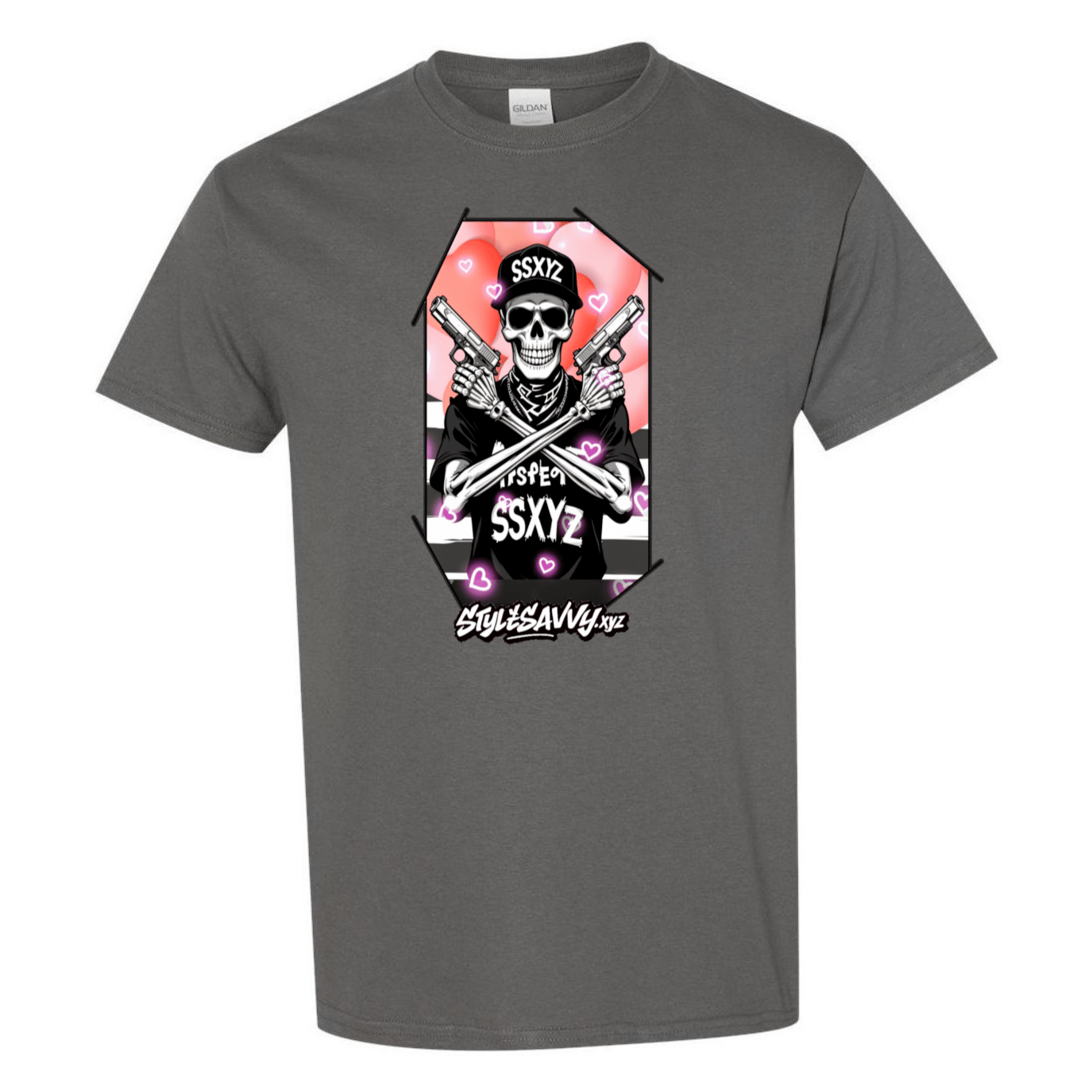Love & Lead Skull T-Shirt - SSXYZ - StyleSavvy.xyz