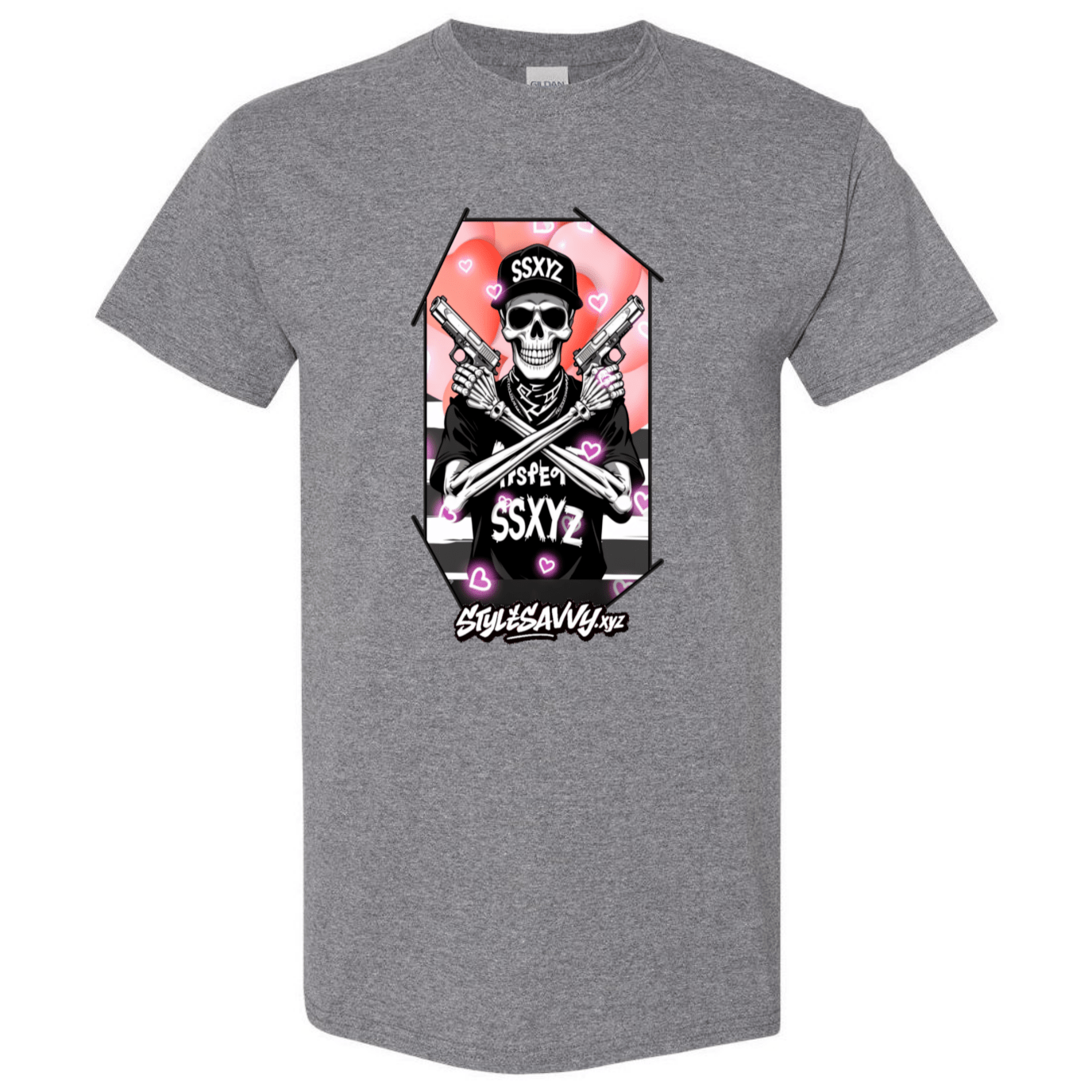Love & Lead Skull T-Shirt - SSXYZ - StyleSavvy.xyz