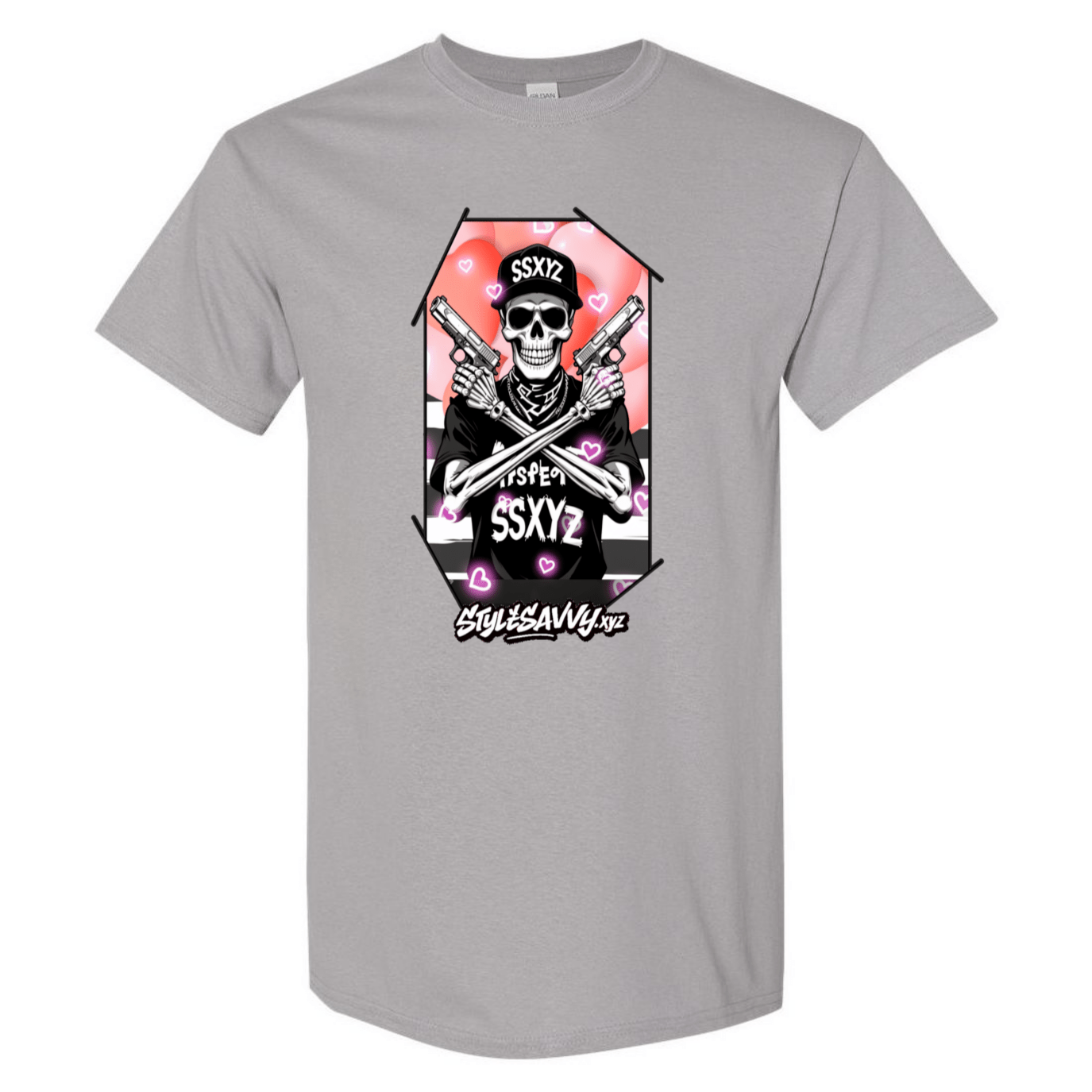 Love & Lead Skull T-Shirt - SSXYZ - StyleSavvy.xyz