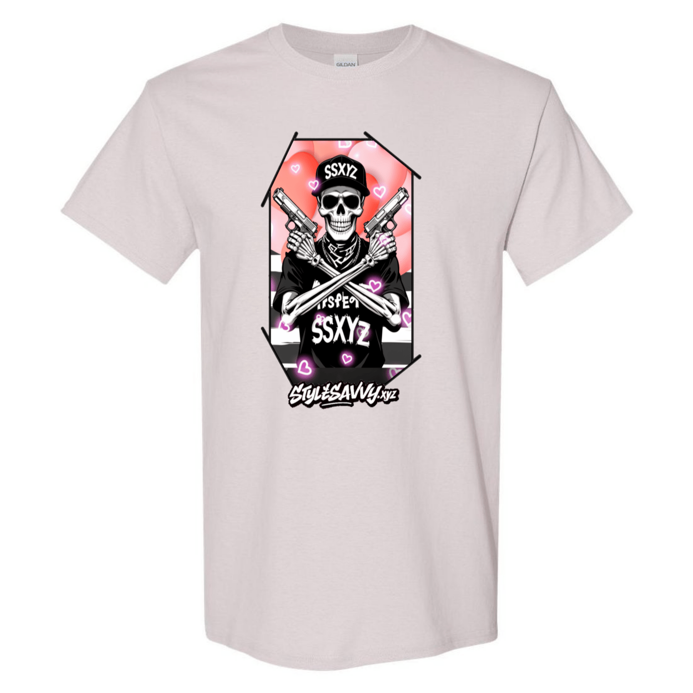 Love & Lead Skull T-Shirt - SSXYZ - StyleSavvy.xyz