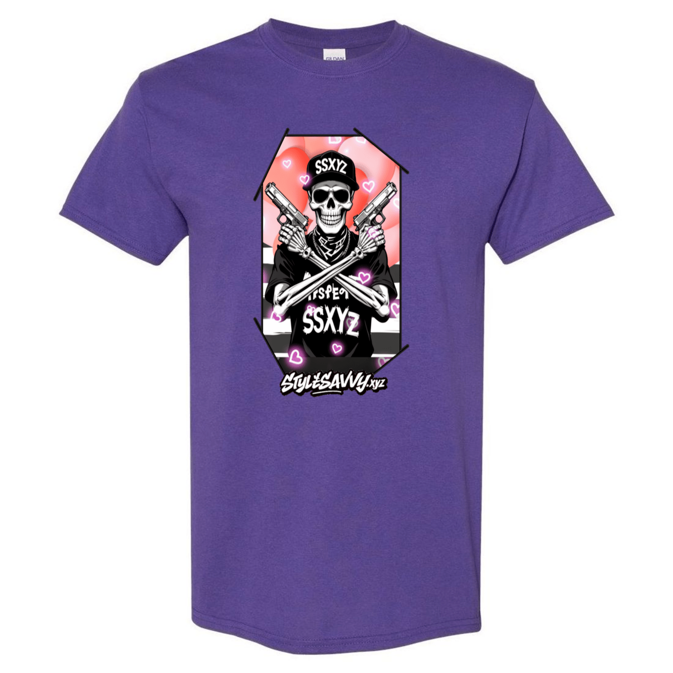 Love & Lead Skull T-Shirt - SSXYZ - StyleSavvy.xyz