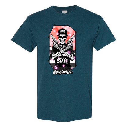 Love & Lead Skull T-Shirt - SSXYZ - StyleSavvy.xyz