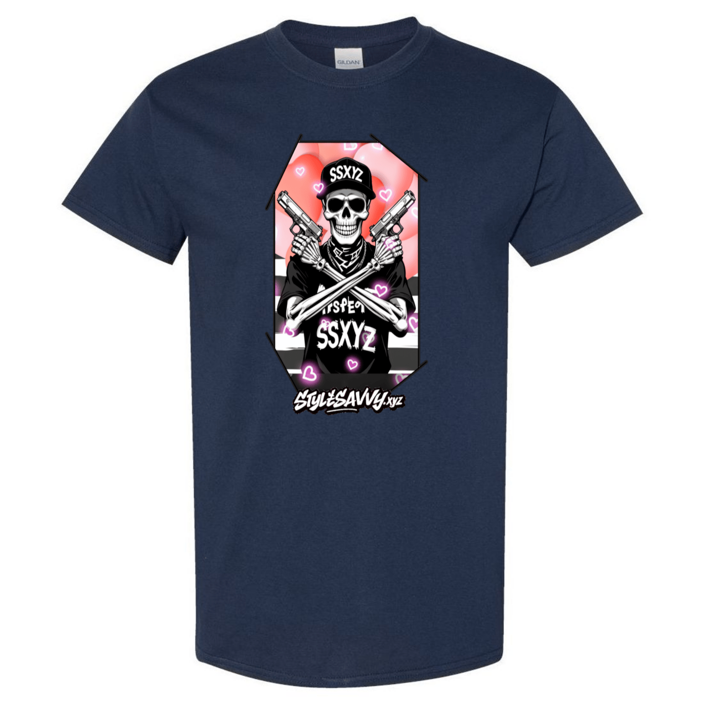 Love & Lead Skull T-Shirt - SSXYZ - StyleSavvy.xyz