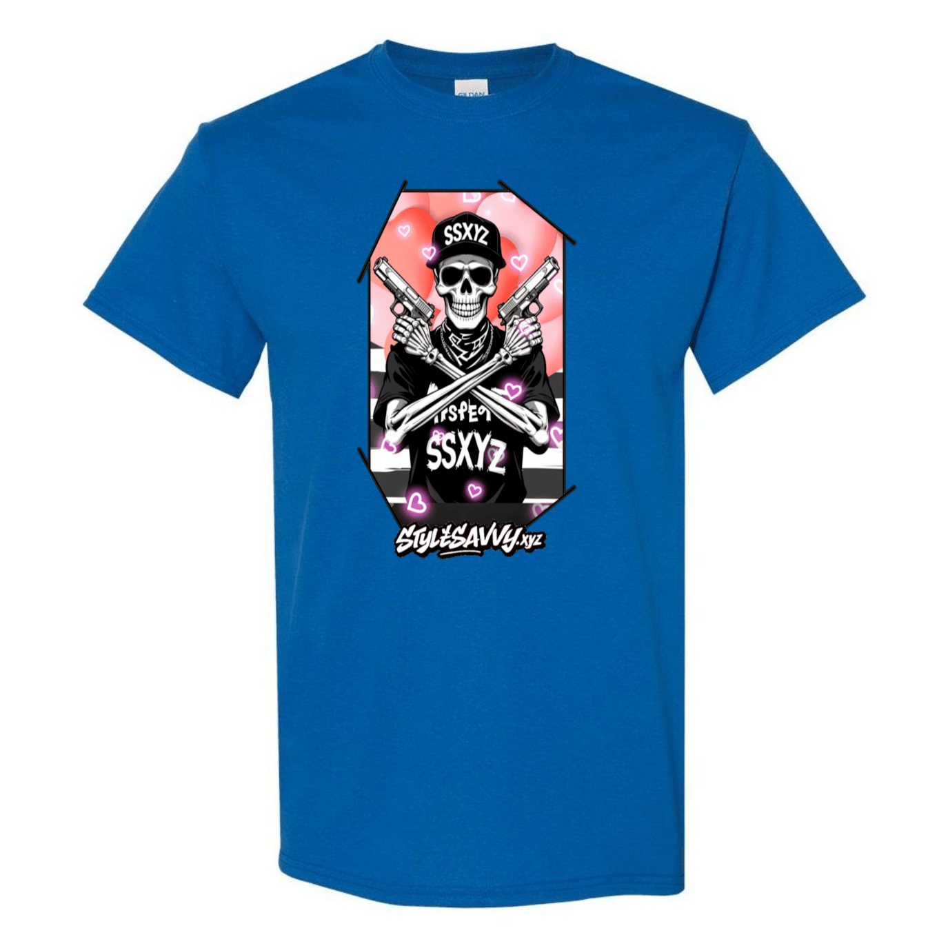 Love & Lead Skull T-Shirt - SSXYZ - StyleSavvy.xyz