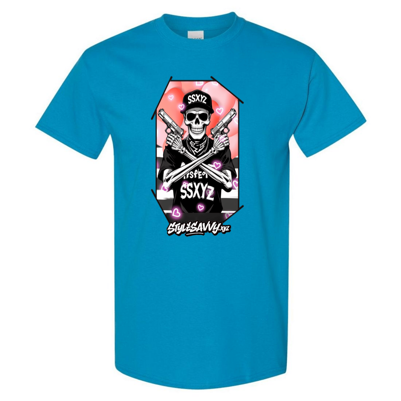 Love & Lead Skull T-Shirt - SSXYZ - StyleSavvy.xyz