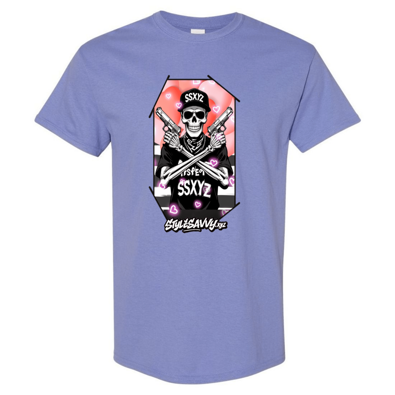 Love & Lead Skull T-Shirt - SSXYZ - StyleSavvy.xyz