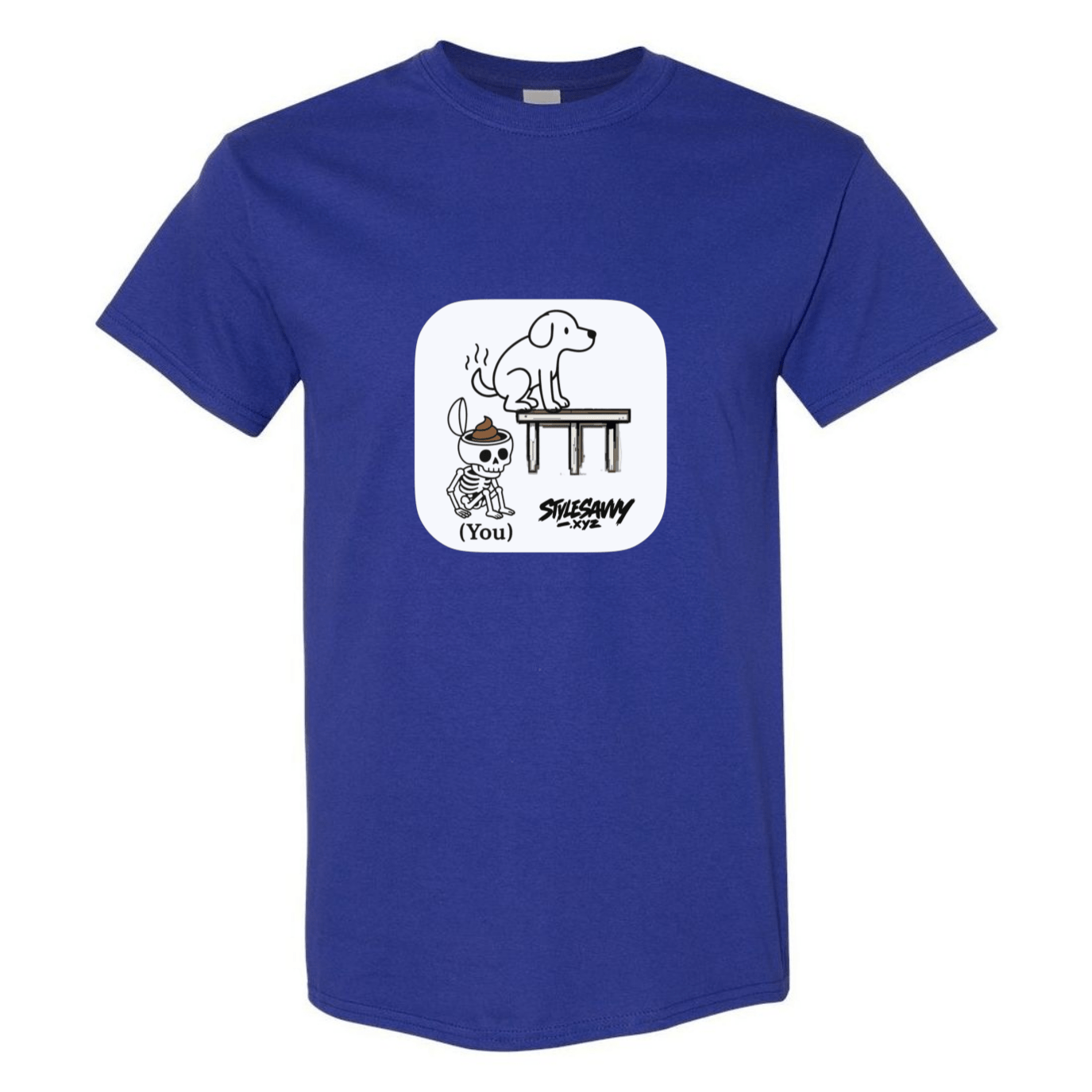 "Doggy Brain Dump" tee - SSXYZ - StyleSavvy.xyz