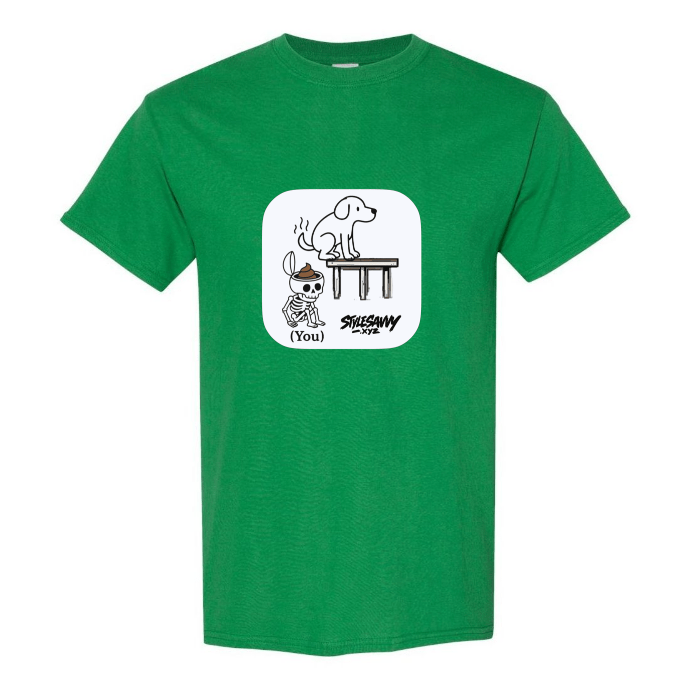 "Doggy Brain Dump" tee - SSXYZ - StyleSavvy.xyz