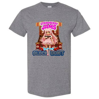 "Strawberry Jams but My Glock Don't" V1 Unisex T-Shirt - SSXYZ