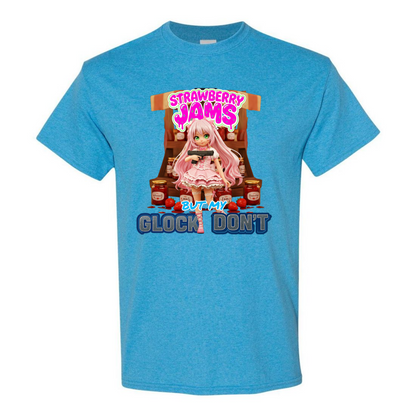 "Strawberry Jams but My Glock Don't" V1 Unisex T-Shirt - SSXYZ