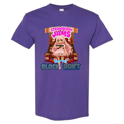 "Strawberry Jams but My Glock Don't" V1 Unisex T-Shirt - SSXYZ