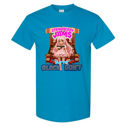 "Strawberry Jams but My Glock Don't" V1 Unisex T-Shirt - SSXYZ