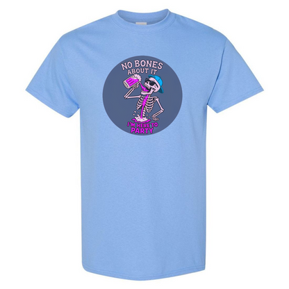 "No Bones About It, I'm Here to Party" Skeleton Tee V2 - SSXYZ