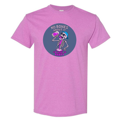 "No Bones About It, I'm Here to Party" Skeleton Tee V2 - SSXYZ