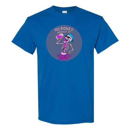 "No Bones About It, I'm Here to Party" Skeleton Tee V2 - SSXYZ
